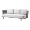 Cane-Line Moments 3-Seater Sofa INDOOR white