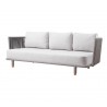 Cane-Line Moments/Sense 3-Seater Sofa Cushion Set INDOOR White