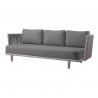 Cane-Line Moments/Sense 3-Seater Sofa Cushion Set INDOOR Grey