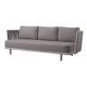 Cane-Line Moments 3-Seater Sofa INDOOR Grey_08