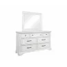 Alpine Furniture Clara Dresser - Angled  - Alpine Furniture Clara Dresser - Angled 