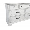 Alpine Furniture Clara Dresser - Close-up Angled 