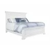 Alpine Furniture Clara Queen Panel Bed - Angled - Alpine Furniture Clara Queen Panel Bed - Angled