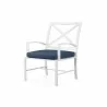 Bristol Dining Chair in Spectrum Indigo w/ Self Welt - Front Side Angle - Bristol Dining Chair in Spectrum Indigo w/ Self Welt - Front Side Angle