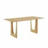 Greenington Hanna Dining Table, Wheat - Front Side Angle - Greenington Hanna Dining Table, Wheat - Front Side Angle