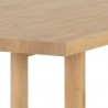 Sunpan Disera Dining Table 96'' in Natural - Closeup Top Angle