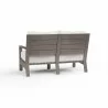 Laguna Loveseat in Canvas Flax, No Welt - Back Side Angle - Laguna Loveseat in Canvas Flax, No Welt - Back Side Angle
