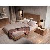 J&M Furniture Faro Walnut Platform Bedroom Collection