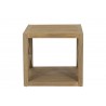 Sunset West X End Table in Coastal Teak - Front Angle