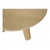 Moe's Home Collection Milo Coffee Table, Oak - Closeup SideTop Angle