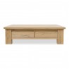 Moe’s Home Collection Graham Storage Coffee Table in Rustic Oak - Front