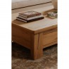 Moe’s Home Collection Graham Storage Coffee Table in Rustic Oak  - Lifestyle Edge Angle