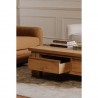 Moe’s Home Collection Graham Storage Coffee Table in Rustic Oak - Lifestyle angled