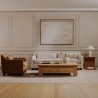 Moe’s Home Collection Graham Storage Coffee Table in Rustic Oak - Lifestyle