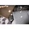 Alfresco Home Milou Wicker Dining Armchair - Seat Closeup Angle - Alfresco Home Milou Wicker Dining Armchair - Seat Closeup Angle