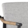 Sunpan Meadow Counter Stool - Vault Fog - Seat Closeup Top Angle