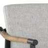Sunpan Meadow Counter Stool - Vault Fog - Seat Closeup Top Angle - Sunpan Meadow Counter Stool - Vault Fog - Seat Closeup Top Angle