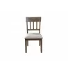 Alpine Furniture Donham Side Chairs in Brown - Set of Two - Front Angle - Alpine Furniture Donham Side Chairs in Brown - Set of Two - Front Angle
