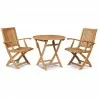 Felice Teak Outdoor Dining Folding Armchair - Duo - Felice Teak Outdoor Dining Folding Armchair - Duo