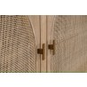 Essentials for Living Cane Storage Bookcase - Closeup Angle
