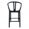 Ventana Counterstool Black - Back Angle