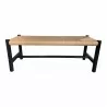 Moe's Home Collection Hawthorn Bench Small/Large in Natural - Front Angle - Moe's Home Collection Hawthorn Bench Small/Large in Natural - Front Angle