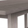 Sunpan Tropea Dining Table 94'' Smoke Grey - Closeup Top Angle