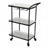Moe's Home Collection After Hours Bar Cart - Front Side Angle