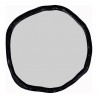 Moe's Home Collection Foundry Small Mirror in Black - Front Angle