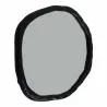 Moe's Home Collection Foundry Small Mirror in Black - Front Side Angle - Moe's Home Collection Foundry Small Mirror in Black - Front Side Angle