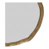 Moe's Home Collection Foundry Small Mirror in Gold - Base Closeup Angle