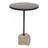 Moe's Home Collection Colo Accent Table in Black - Front Angle