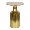 Moe's Home Collection Rassa Polished Gold Accent Table - Front Angle
