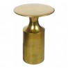 Moe's Home Collection Rassa Polished Gold Accent Table - Front Top Angle