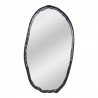 Moe's Home Collection Found Mirror Oval in Black - Front Angle