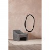 Moe's Home Collection Found Mirror Oval in Black - Lifestyle