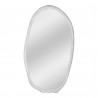 Moe's Home Collection Found Mirror Oval in White - Front Angle