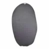Moe's Home Collection Found Mirror Oval in Gold - Back Angle - Moe's Home Collection Found Mirror Oval in Gold - Back Angle