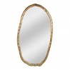 Moe's Home Collection Found Mirror Oval in Gold - Front Angle
