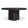 Moe’s Home Collection Logan Outdoor Coffee Table in Black - Side