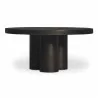 Moe’s Home Collection Logan Outdoor Coffee Table in Black - Side - Moe’s Home Collection Logan Outdoor Coffee Table in Black - Side