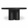 Moe’s Home Collection Logan Outdoor Coffee Table in Black - Front - Moe’s Home Collection Logan Outdoor Coffee Table in Black - Front