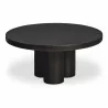Moe’s Home Collection Logan Outdoor Coffee Table in Black - Top Angled - Moe’s Home Collection Logan Outdoor Coffee Table in Black - Top Angled