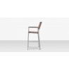 Source Furniture Fiji Wicker Bar Arm Chair California Sand Side