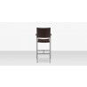 Source Furniture Fiji Wicker Bar Arm Chair Espresso Back