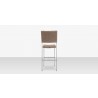 Source Furniture Fiji Wicker Bar Side Armless Chair California Sand Back