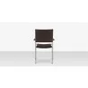 Source Furniture Fiji Wicker Dining Arm Chair Espresso Back - Source Furniture Fiji Wicker Dining Arm Chair Espresso Back