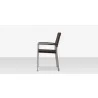 Source Furniture Fiji Wicker Dining Arm Chair Espresso Side - Source Furniture Fiji Wicker Dining Arm Chair Espresso Side