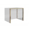 J&M Furniture Fiocco Premium White and Gold Panel Bedroom Set 003