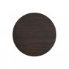 Sunpan Diaz End Table in Grey-Wood Grain Brown - Top Angle